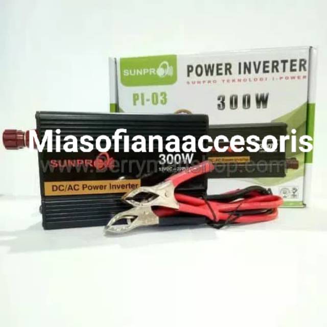 CHARGER POWER INVERTER PI-03  300Watt Charger aki mobil dan motor