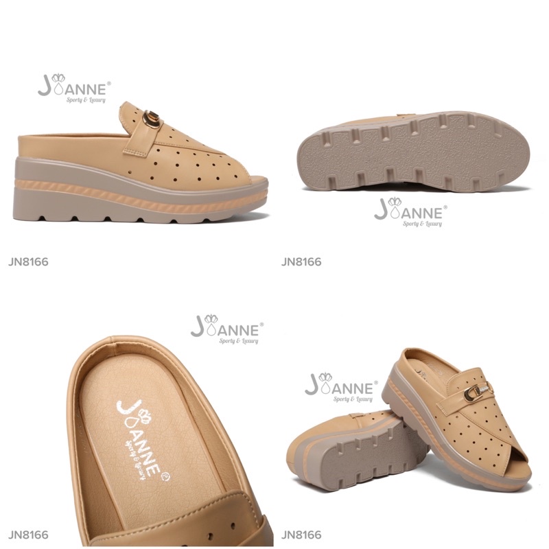 [ORIGINAL] JOANNE Slop Wedges Shoes Sepatu Wanita #JN8166