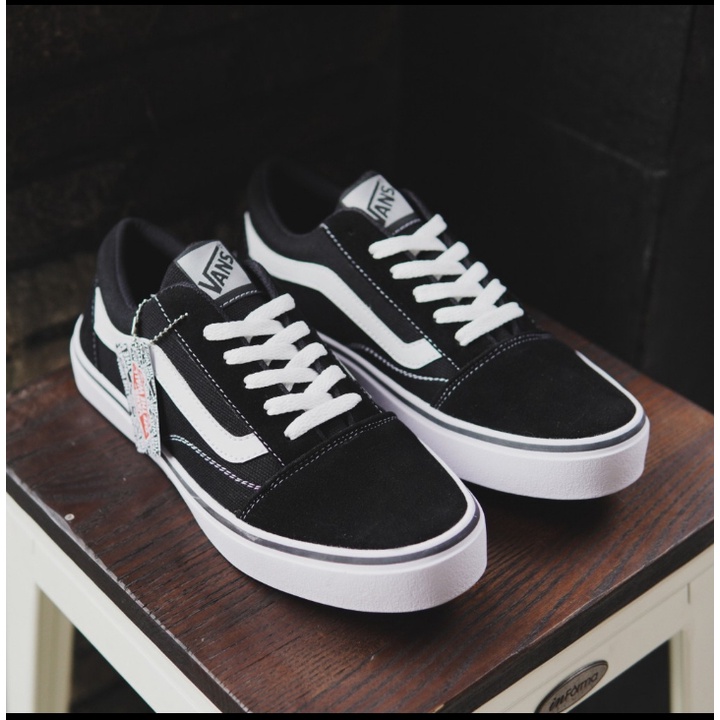 Sepatu Vans Oldskool Black White OG Size 36-43 Premium Quality