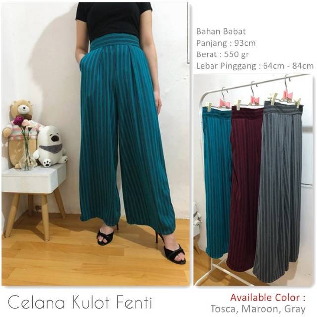 Celana kulot fenti