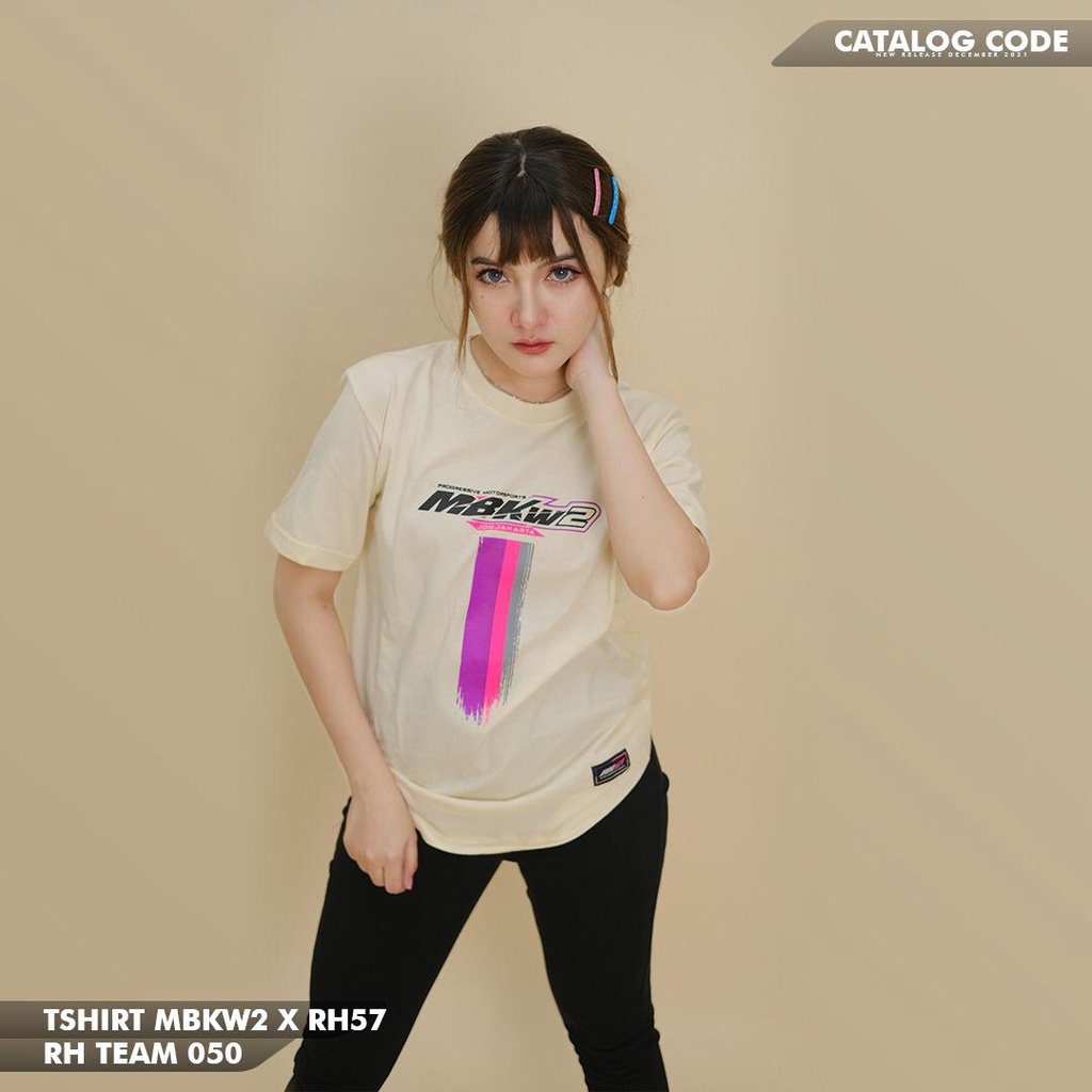 [PROMO BELI 2 ONGKIR 1 BISA COD] TSHIRT MBKW2 X RH57 ORIGINAL RH TEAM 050 KAOS RH57 TSHIRT RACING HE