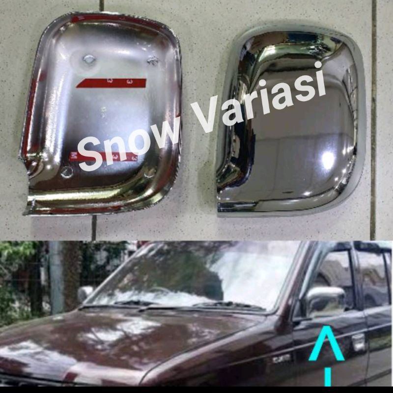 Cover spion  chrome kijang new 1997