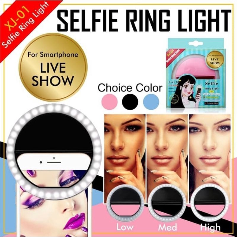 Selfie Ring Light / Lampu Led Selfie / charm eyes / Lampu Selfie