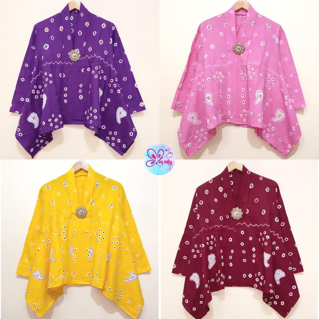 Atasan Batik Modern/ Baju Atasan Batik /Baju Batik Atasan Wanita Blus Jumput Dian sastro
