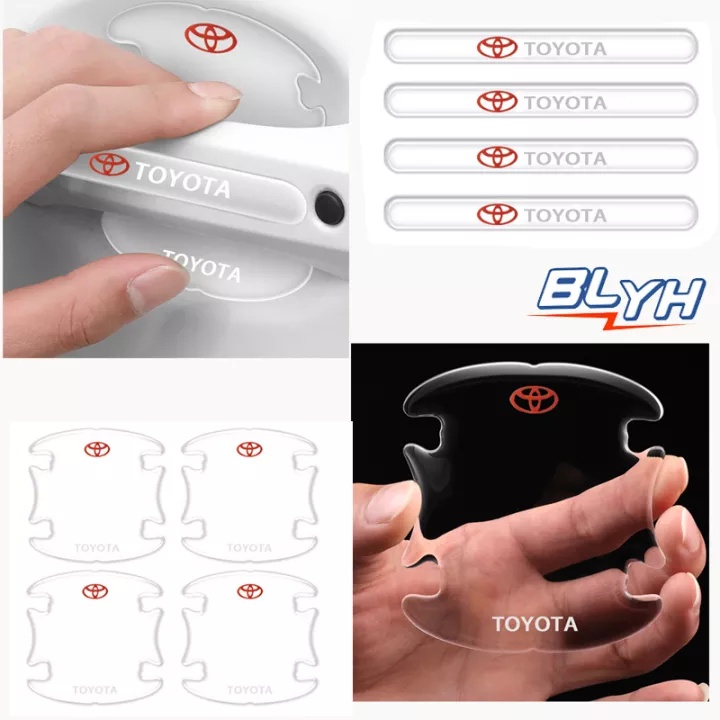 8pcs Stiker Pelindung Handle Pintu Mobil Universal Anti Gores  Stiker Pelindung Gagang Pintu Mobil Universal Anti Gores Dengan Logo