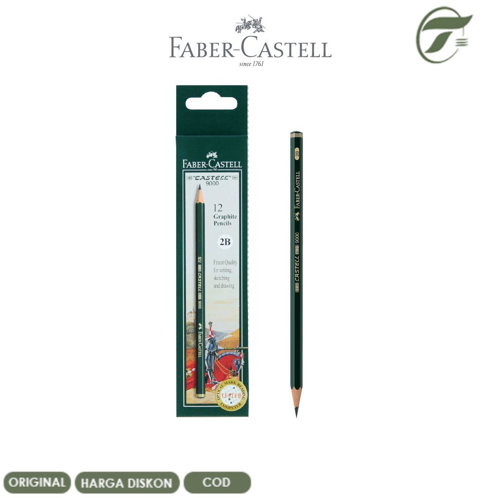 

Faber-Castell Pensil Ujian - 2B Castell 9000