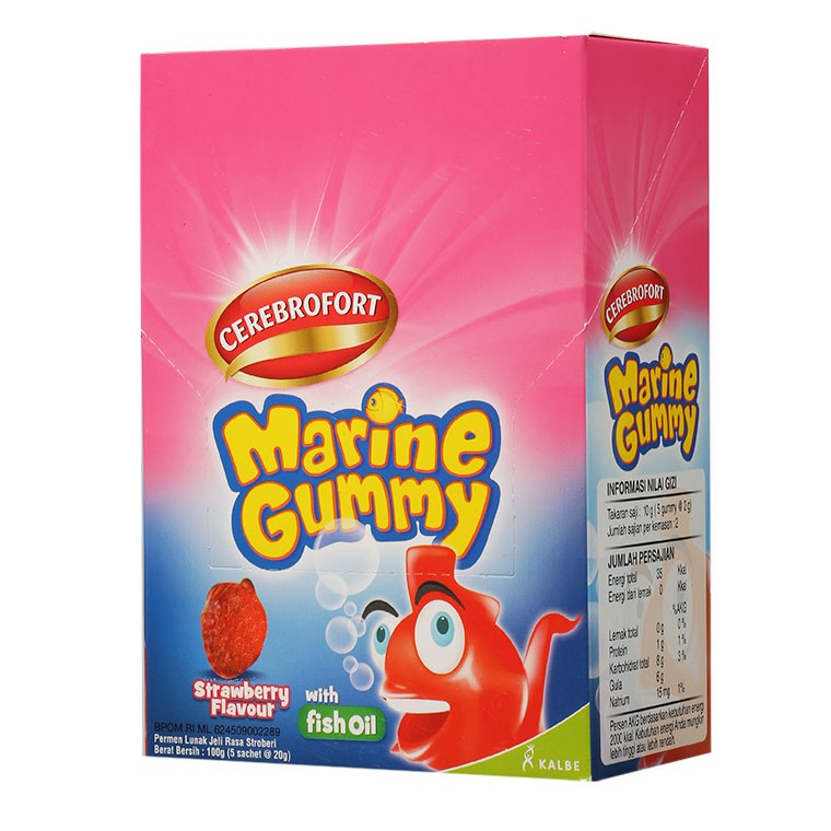 Cerebrofort Marine Gummy Sachet 1 Box 10 Sachet