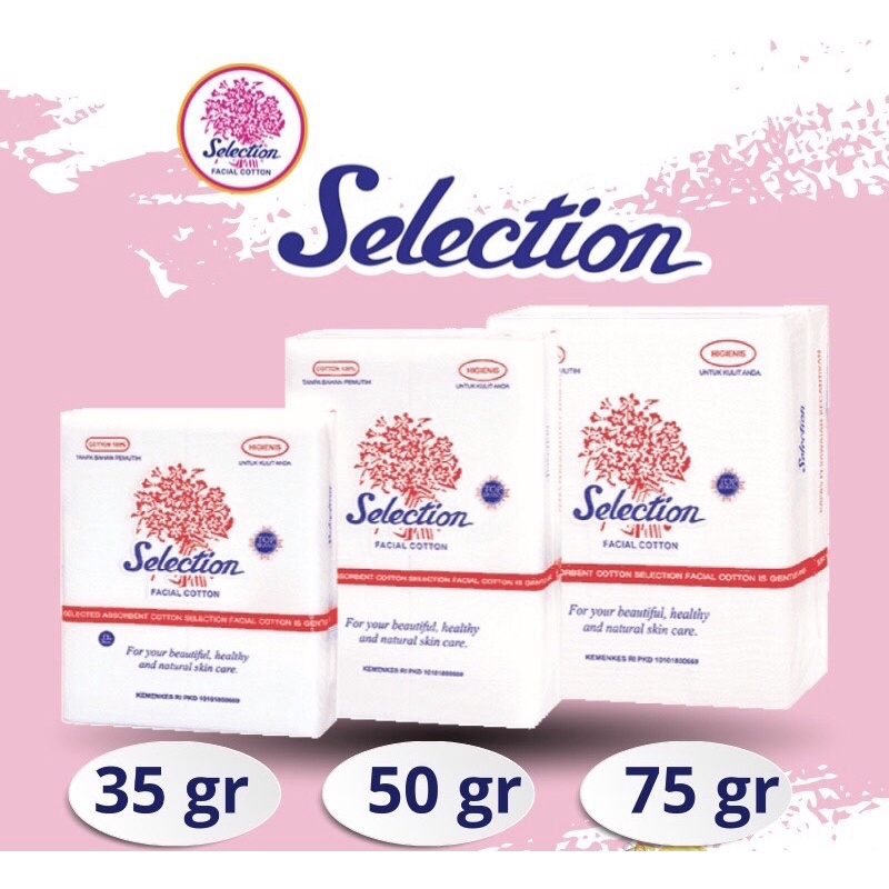 [ Sedang ] Kapas Selection 50gr