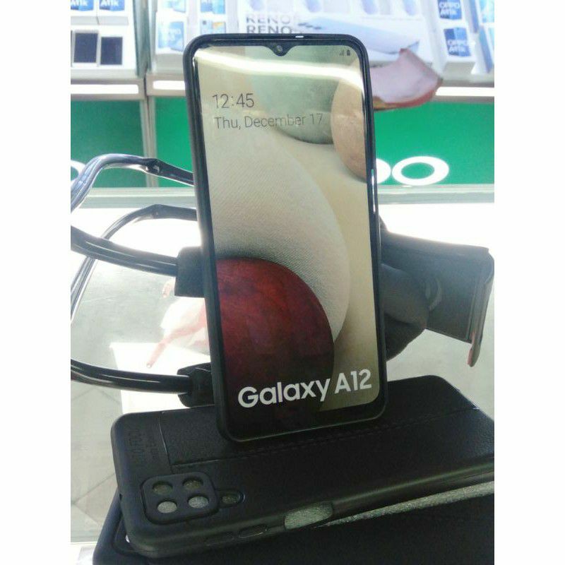 Autofokus Case Anticrack Case  Samsung A12 Tempered Glass A12 non Full Screen
