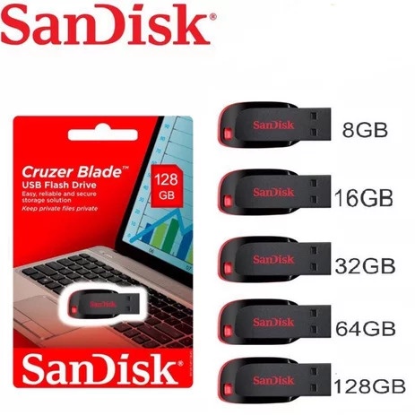 Trend-Sandisk Flashdisk/flash drive Cruzer Blade CZ50 16GB/32GB/64GB/128GB