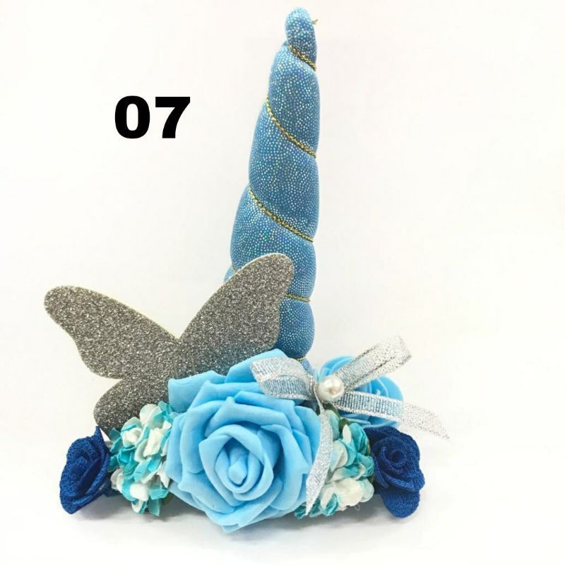 bandana unicorn bando anak pesta ulangtahun