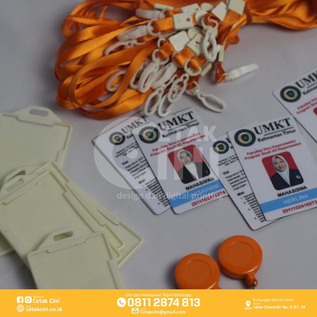 

Paket lengkap Id card ( id card, tali dan case)