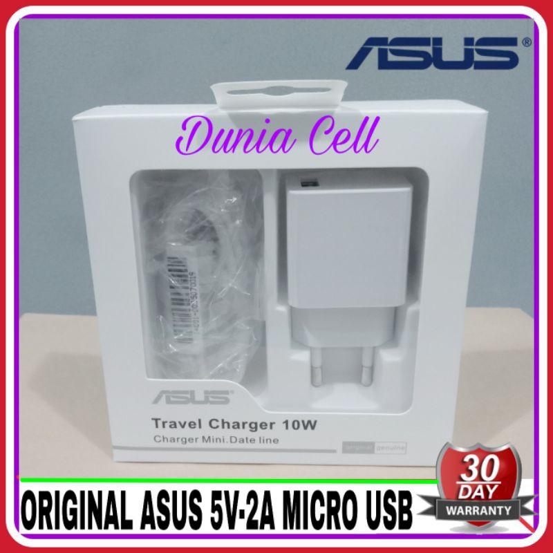 Charger Asus Zenfone 3 Laser 3 Max MICRO USB ORIGINAL 100% HITAM - PUTIH
