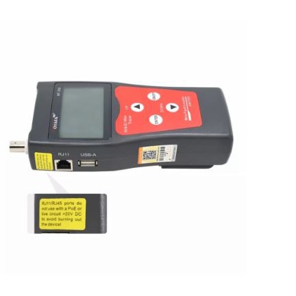 Wire tracker cable tester noyafa rj11 lan rj45 cat 5 6 bnc coaxial usb network130Khz up 1km nf-300 nf300- wired fault locator tracer