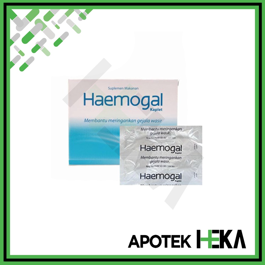 Haemogal Kaplet Box isi 3x4 Tablet - Meringankan Gejala Wasir Ambeien (SEMARANG)