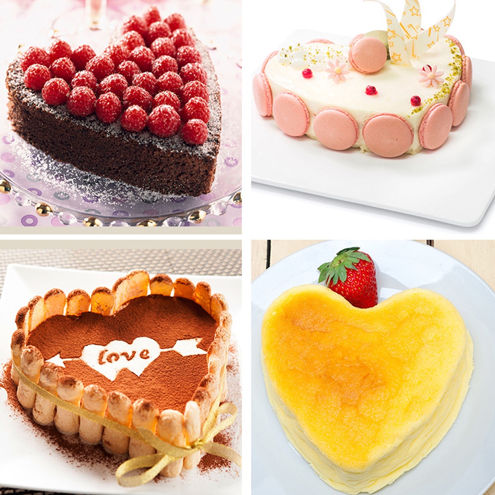 Loyang Hati Bongkar Pasang Loyang Kue Love Loyang Kue Hati Heart Cake Pan Loyang Kue Anti Lengket Loyang Kue Bolu Chiffon Loyang Kue Sifon