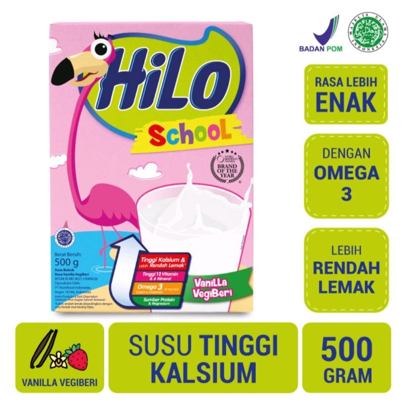 

Hilo School Vanila Vegiberi 500 gram