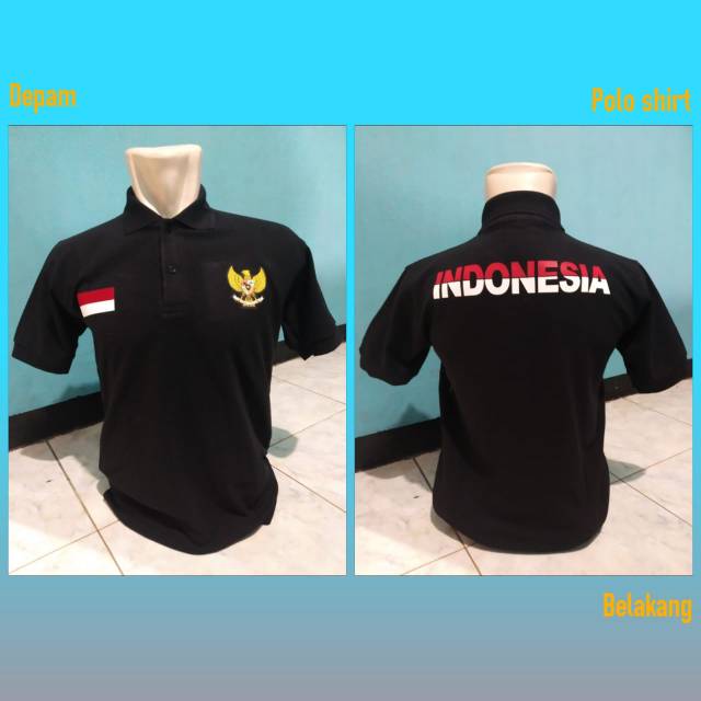 BIG SIZE 3XL 4XL 5XL POLO SHIRT BAJU KAOS KERAH KEREN MURAH GARUDA INDONESIA