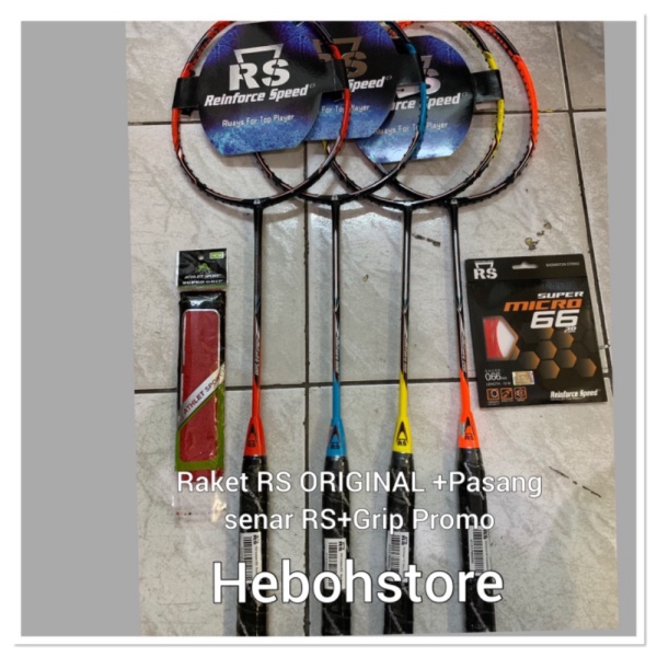 

Dijual Raket Badminton RS ORIGINAL OBRAL SOLITAIRE PASANG SENAR MICRO 66 Limited