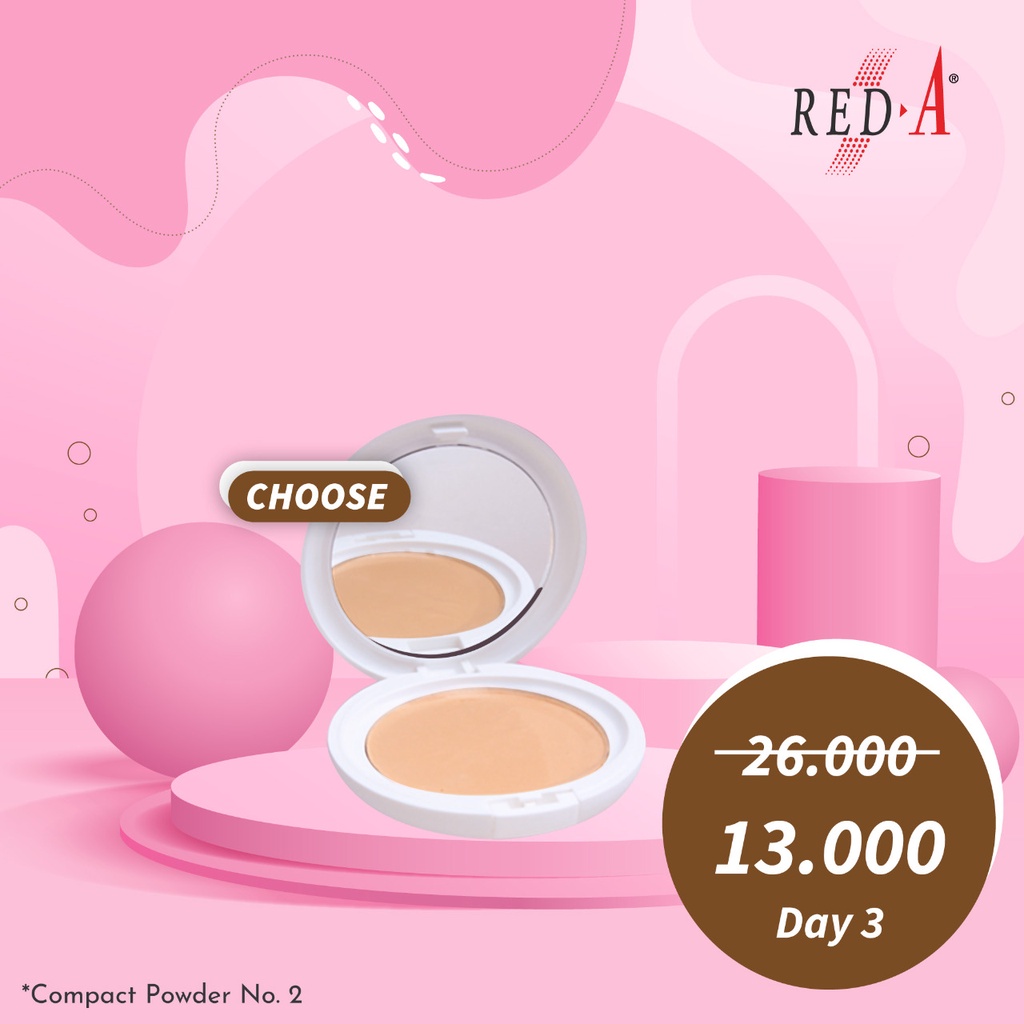 Red A Compact Powder Bedak Padat Viva