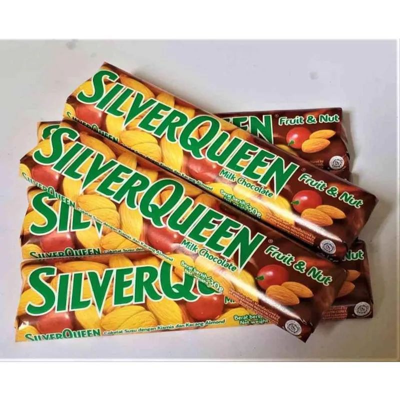 

SilverQueen Fruit Nut 28 gr - coklat