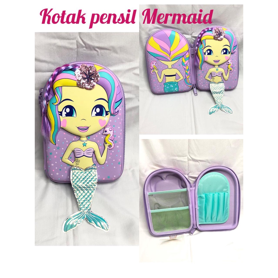 

LaviaBags_Kotak Pensil Mermaid Hard Cover Besar