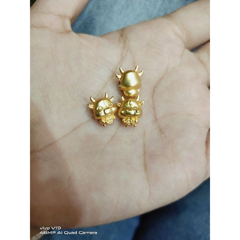 charm xuping liontin Gelang model sapi