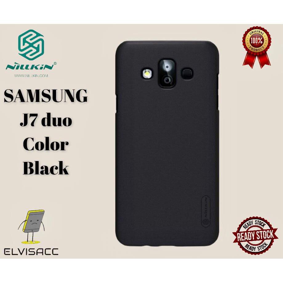 SAMSUNG GALAXY J7 DUO NILLKIN HARDCASE FROSTED SHIELD ORIGINAL HARDCASE COLOR BLACK