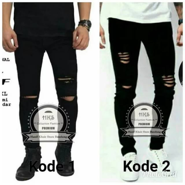  CELANA  JEANS  SOBE SOBEK COWOK  GAULL KEKINIAN  KODE 1 KODE 