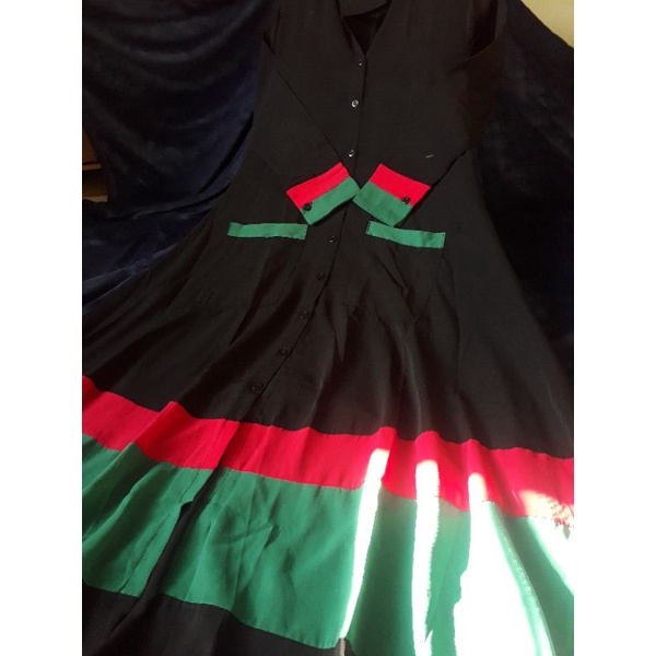 [PRELOVED] GAMIS PALESTINA FULL KANCING HIDUP