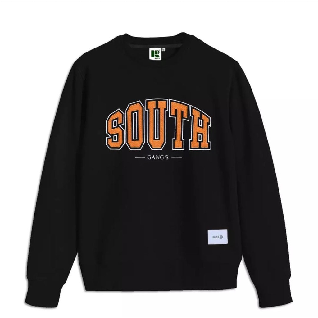 CREWNECK RUSS/CREWNECK SOUTH/CREWNECK NORTH/CREWNECK WEST/CREWNECK EAST - HITAM L