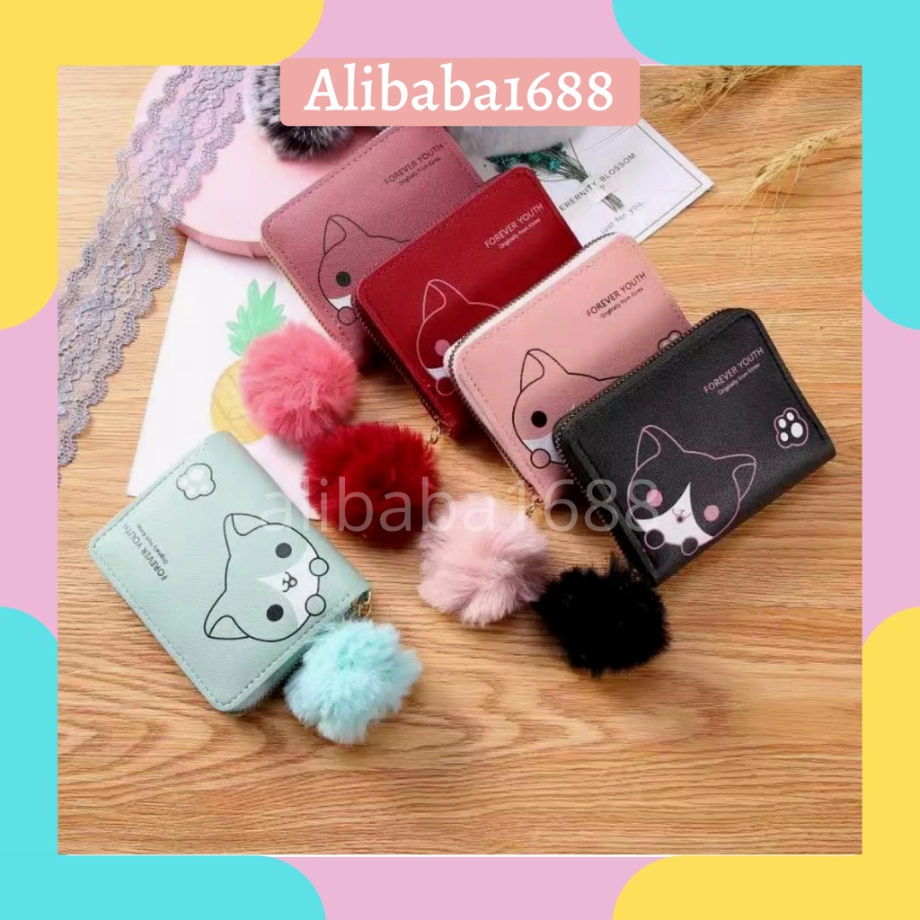*ALIBABA1688* DOMPET WANITA D16 WOMEN FASHION TRENDY WALLET DOMPET KARTU IMPORT QUALITY