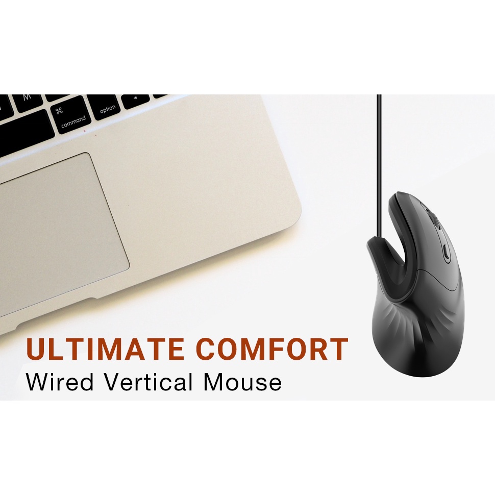 Jsy-11 Mouse Ergonomis Mouse Vertikal Kabel DPI Adjustable 800-1200-2400-3200 Tikus