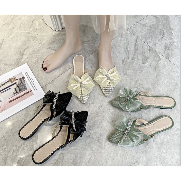 Sepatu flat import wanita/ sepatu teplek import sepatu bling wanita murah flatshoes B2007 IMPORT