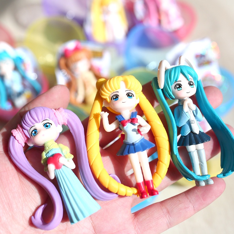 1pc Mainan Action Figure Anime Jepang Sailor Moon Usagi Tsukino Bahan PVC Untuk Hadiah Anak Perempuan