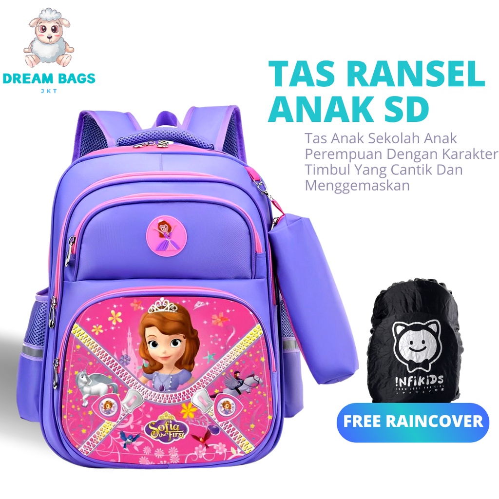 TAS SEKOLAH ANAK PEREMPUAN SD IMPORT DB-638