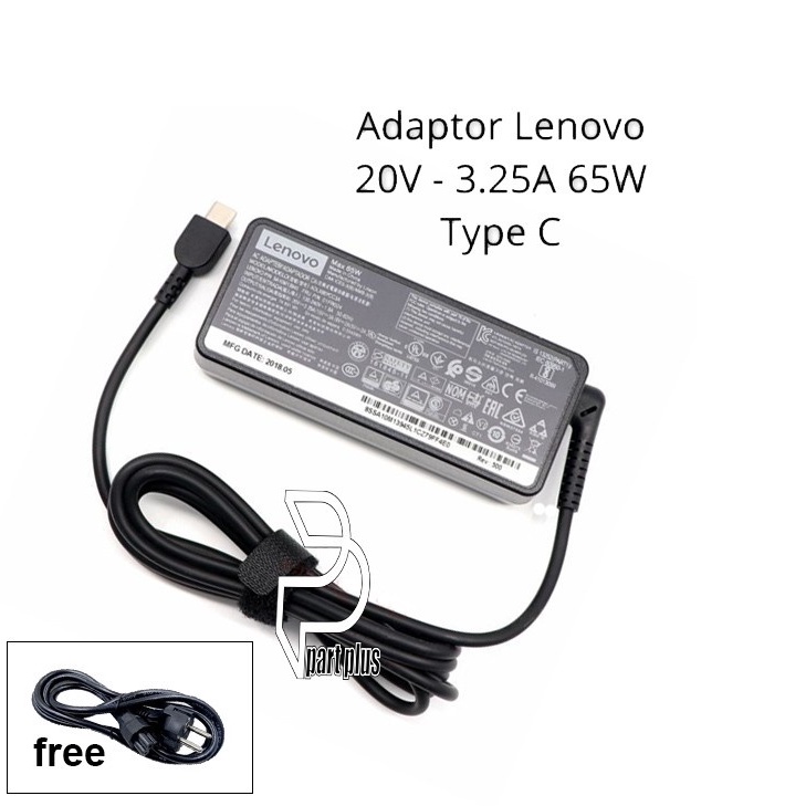 PROMO Adaptor Charger CASAN Lenovo Thinkpad X1-Carbon X270 X280 L390 X380 3.25A usb C