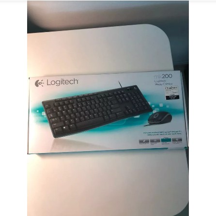 Keyboard Mouse Logitech MK200