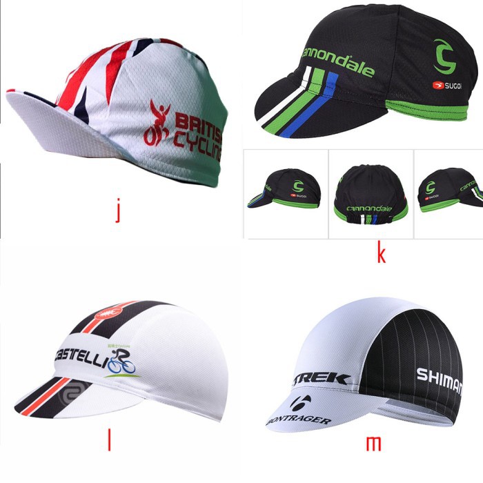 Cycling Caps Topi Sepeda With New Design Bahan Premium Cotton import