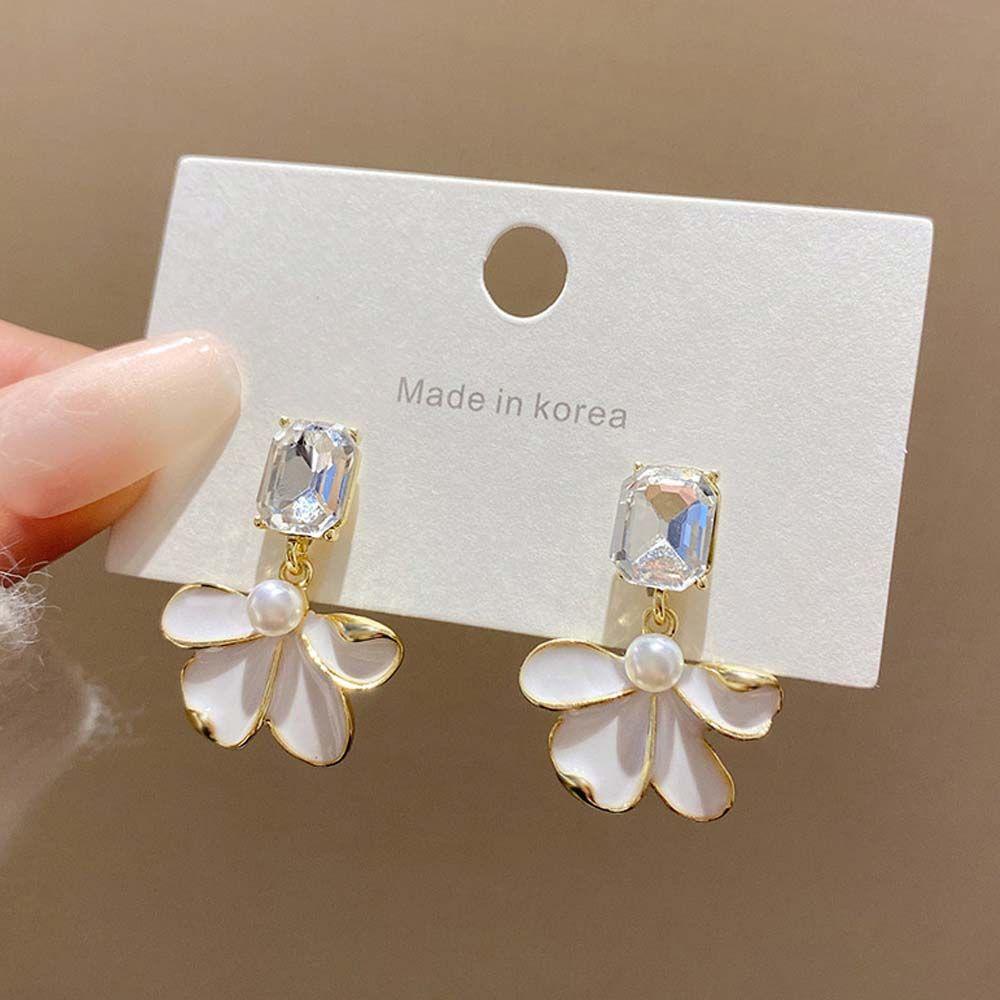 Mxbeauty Anting Tusuk Wanita Geometris Simple Trendy Untuk Anak Perempuan Sweet Alloy Ear Studs