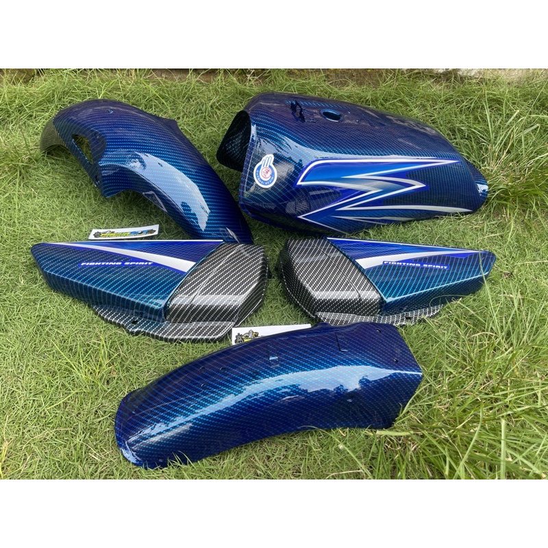 BODY SET RX KING 2003 biru CARBON