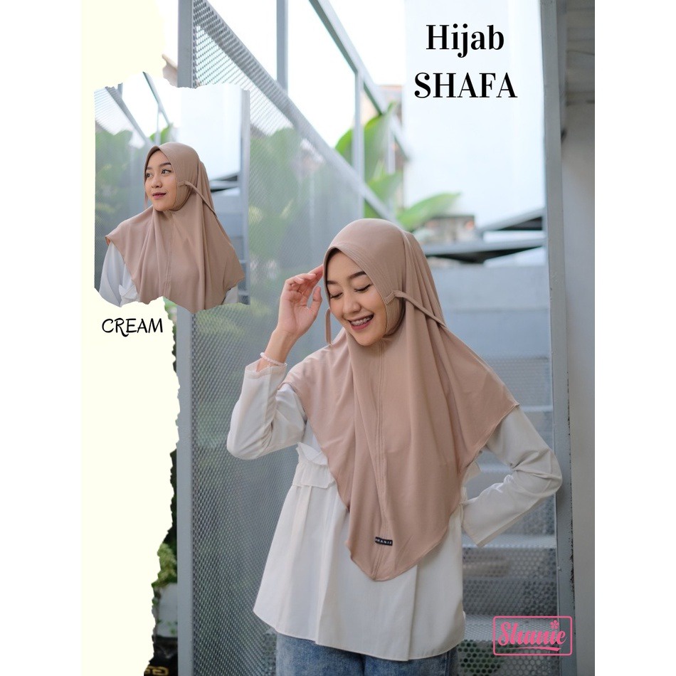 Jilbab Instant Premium by Shanie Warna Cream