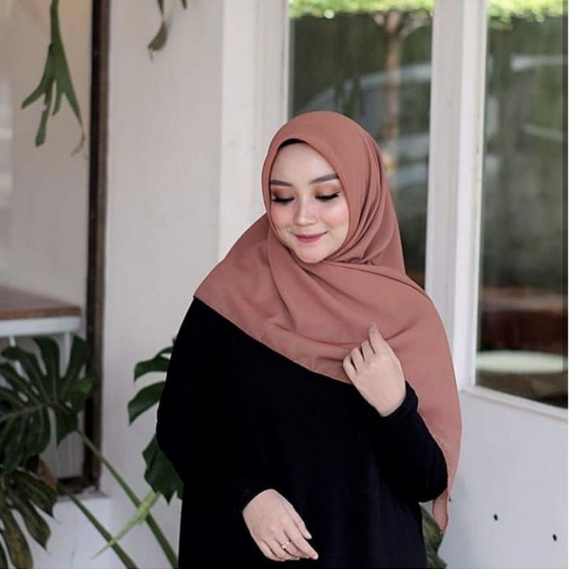 Fashion27 - Medan - COD Jilbab Segi Empat Murah Aneka Warna