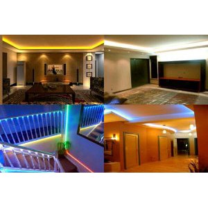 Led Strip Paket Komplit Type 5050 IP44 5M Led Strip Lampu Etalase Bagus