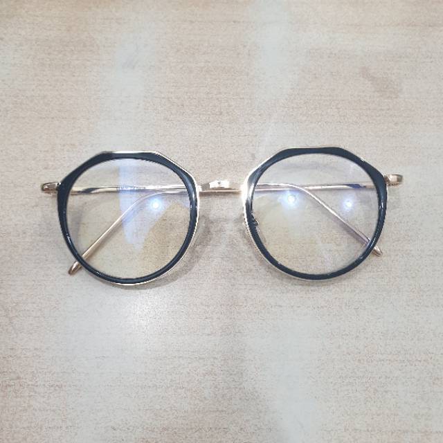 Kacamata minus normal plus silinder anti radiasi komputer gagang Bulat stylist