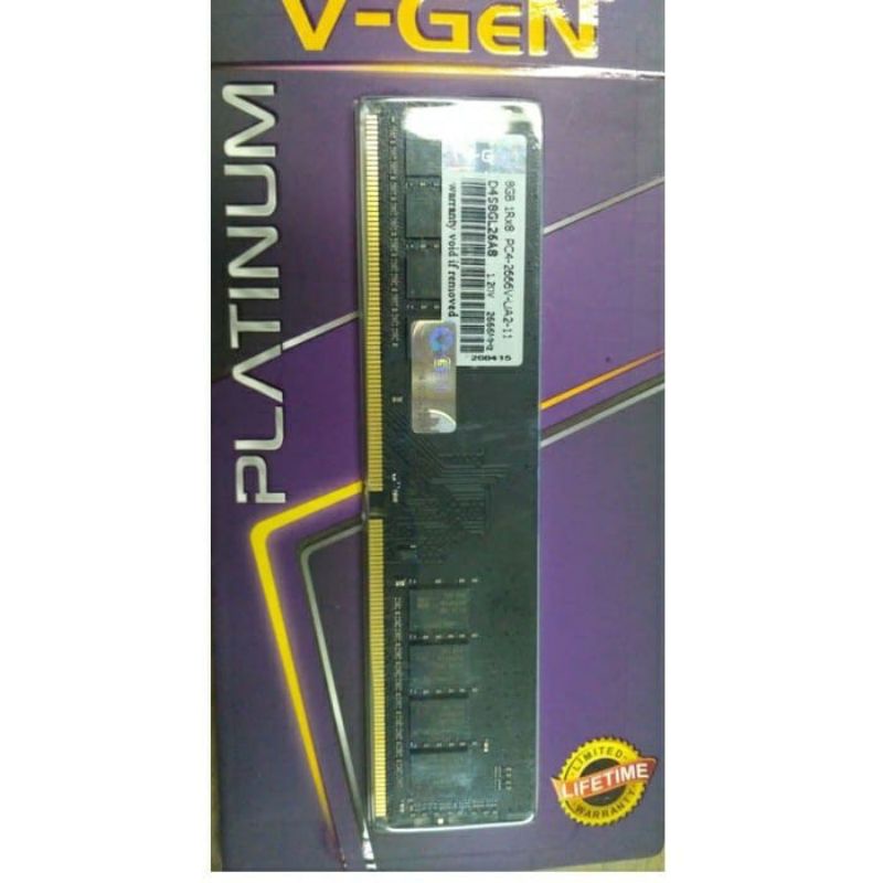 Memory Longdim VGEN DDR4 8Gb PC 2666 MHz Platinum