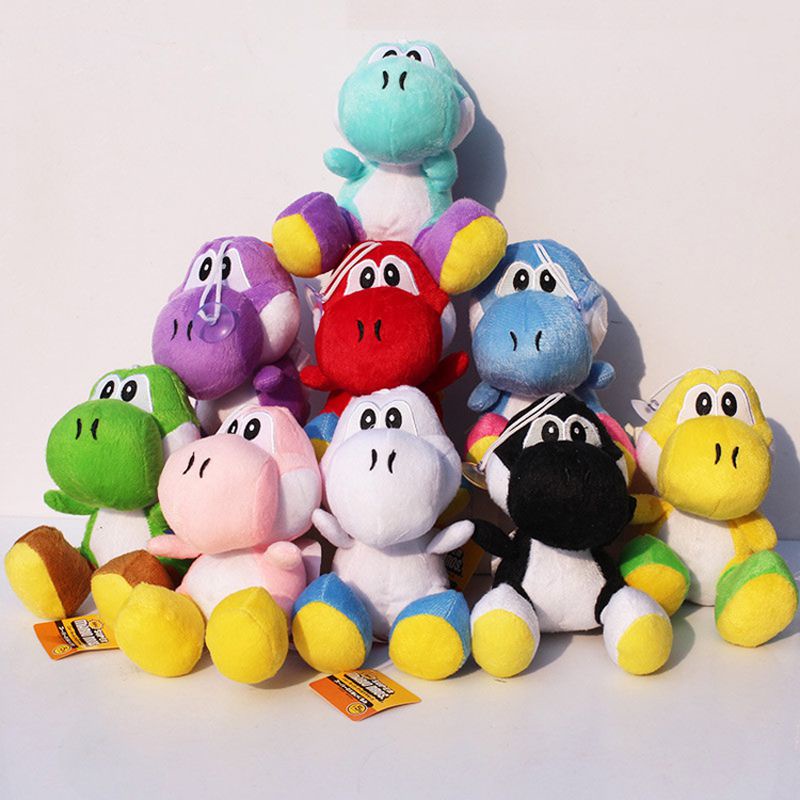 18cm Mario Super Bros Mewah Yoshi Joeut Boneka Boneka Hadiah Liontin Lembut