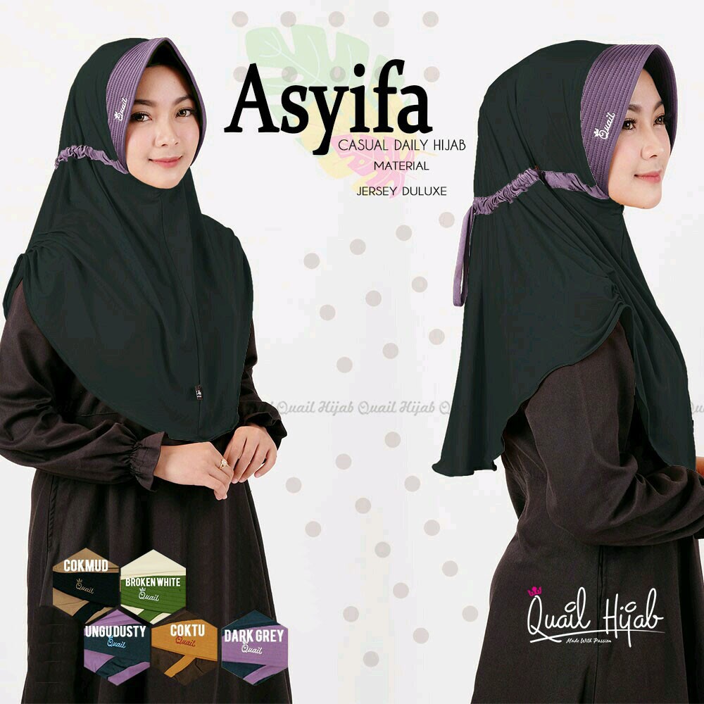 ASYIFA QUAIL HIJAB | ORIGINAL QUAIL HIJAB BRAND
