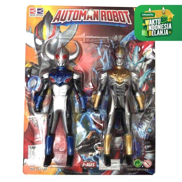 Mainan Anak Robot Automan 2 pcs | Robot Manusia ultra