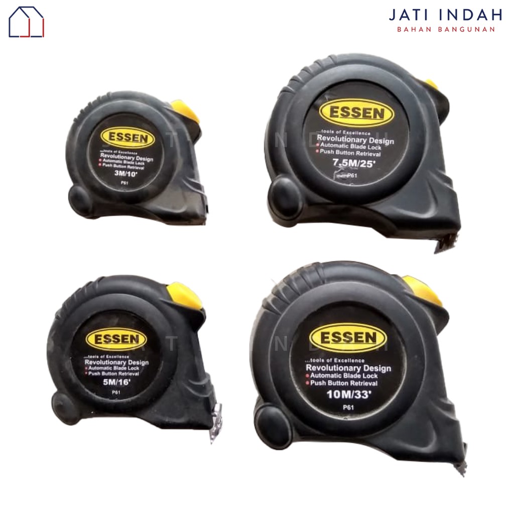 Meteran ESSEN 3 5 7.5 10 meter / Meteran Tukang